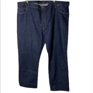 POLO RALPH LAUREN NWOT DARK WASH BLUE DENIM JEANS SIZE 50B x 32